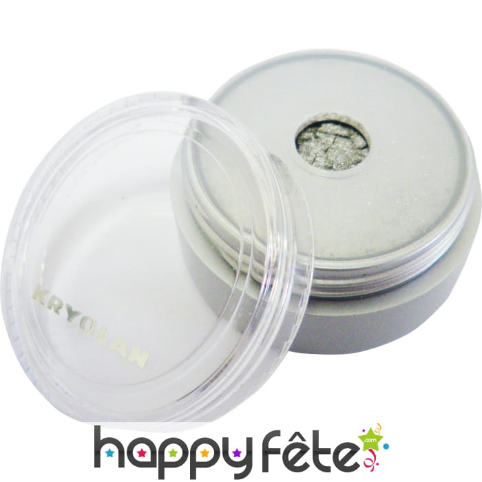 Poudre satinée argentée