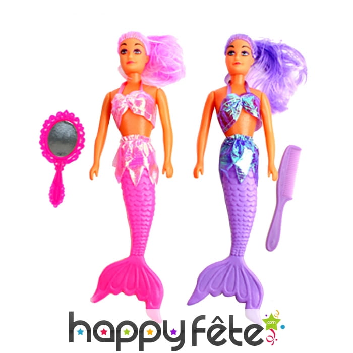 Poupée sirène avec accessoire