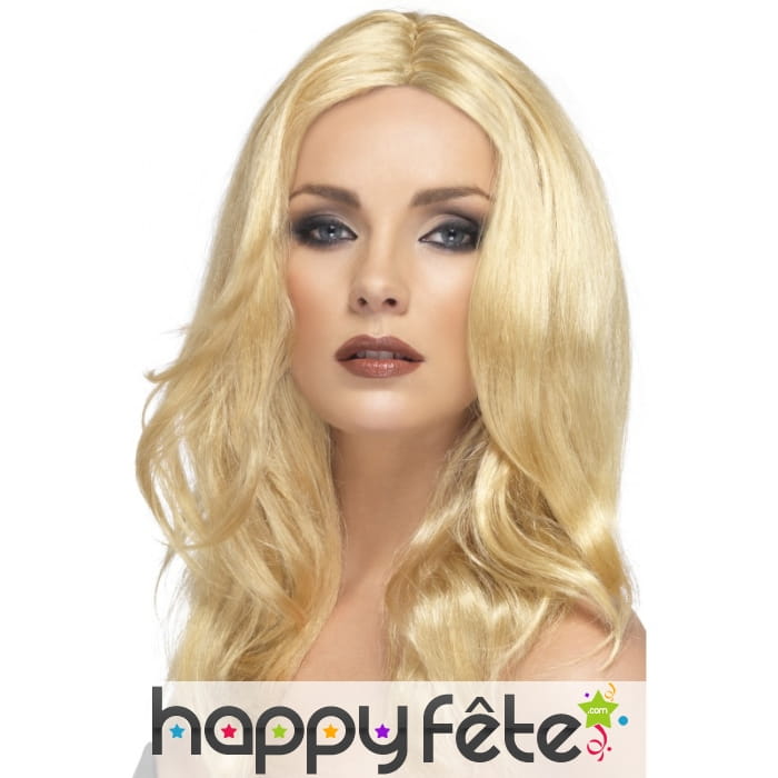 Perruque superstar blonde