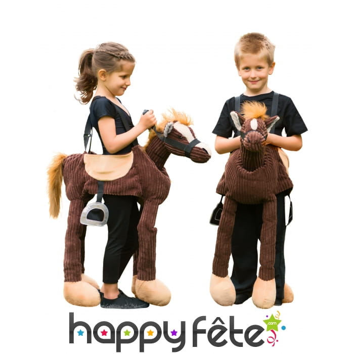 Poney sur bretelles pour enfant