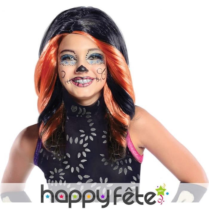 Perruque skelita calaveras, monster high