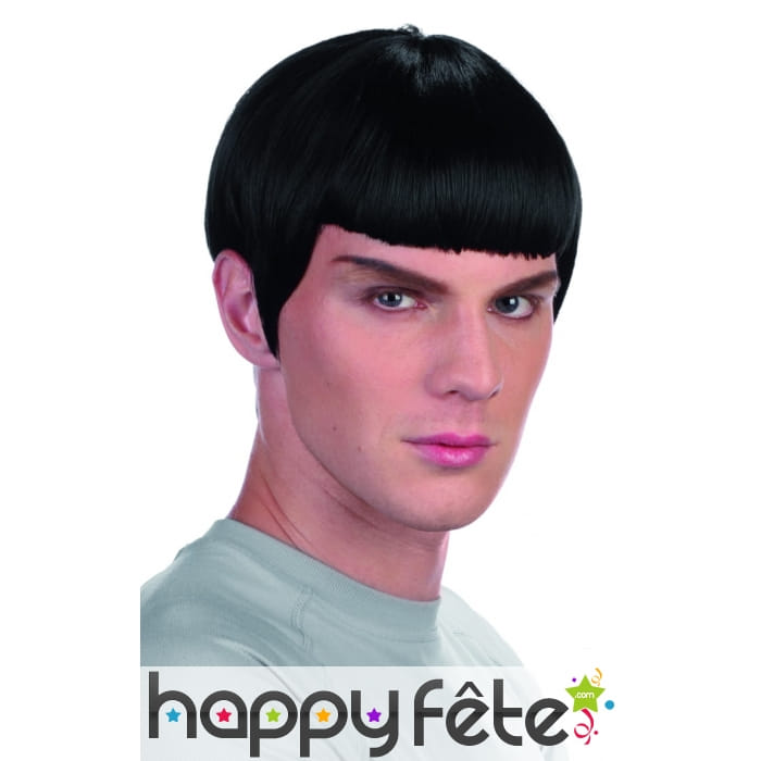 Perruque spock star trek