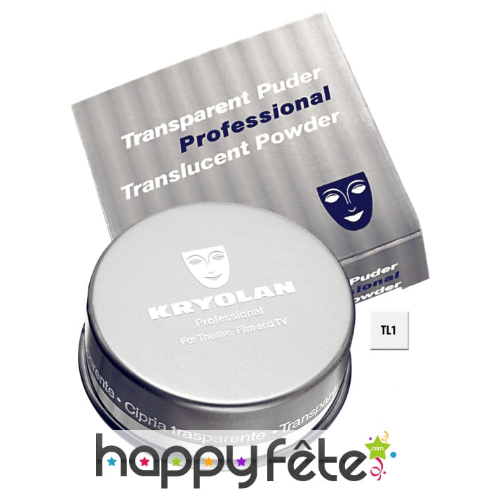 Poudre transparente