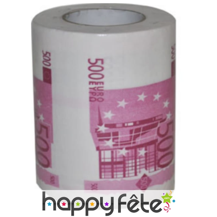 Papier toilette billet de 500 euros