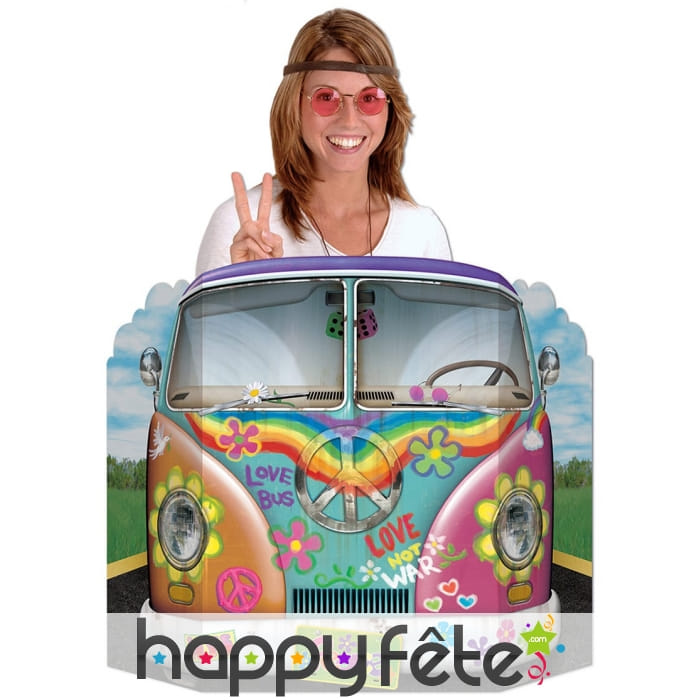 Passe-tête bus hippie