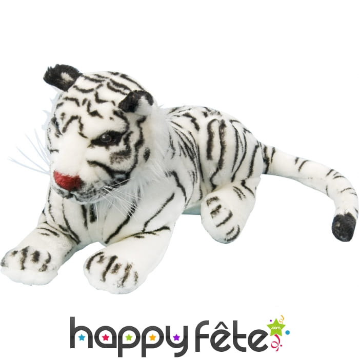 Peluche tigre blanc