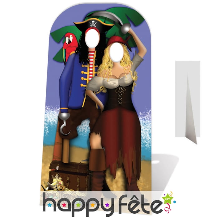 Passe-têtes couple de pirate