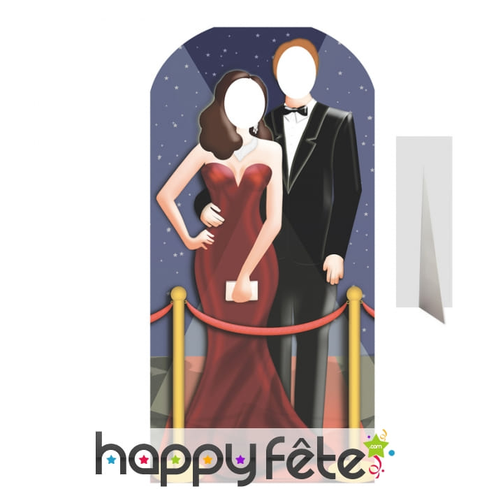 Passe-têtes couple en tenue de soirée