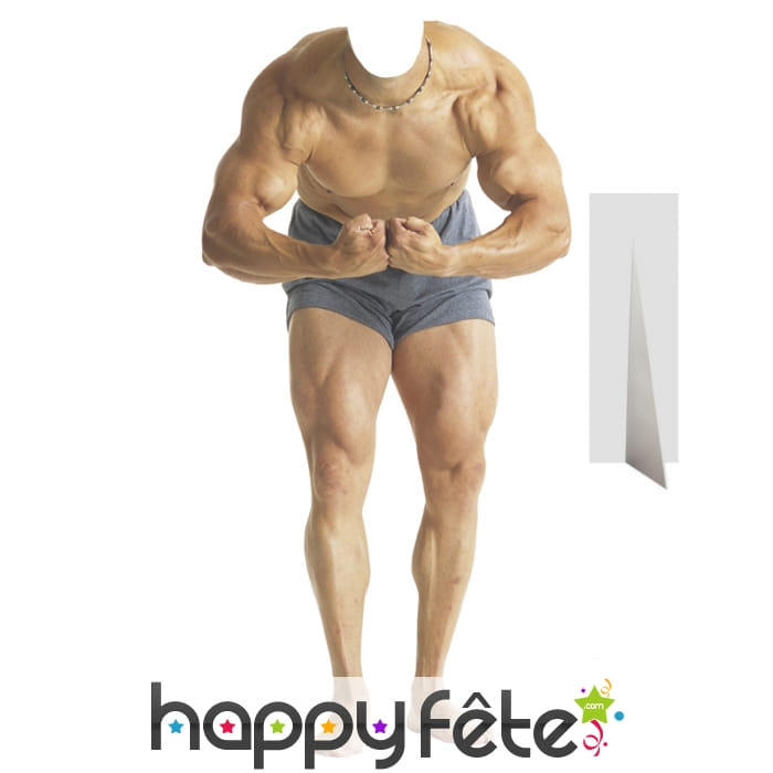 Passe-tête d'homme musclé