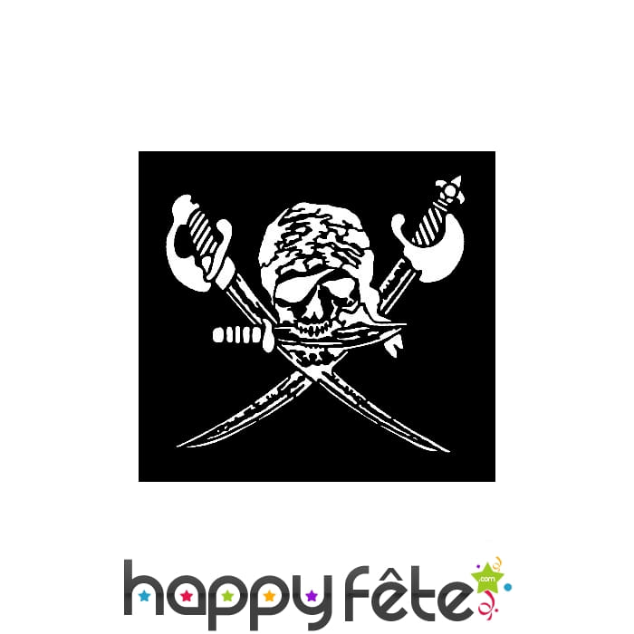Pochoir tatoo de pirate