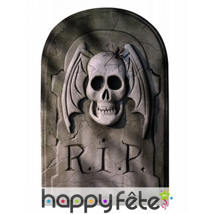 Pierre tombale en carton de 29x46 cm