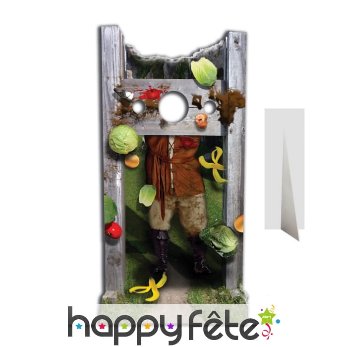 Passe tête pilori coup tête médiéval