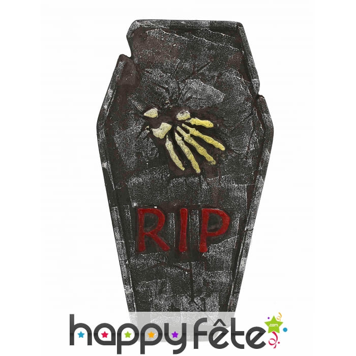 Pierre tombale RIP décorative de 63cm