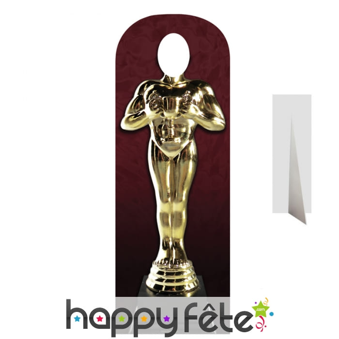 Passe-tête statue des Oscars