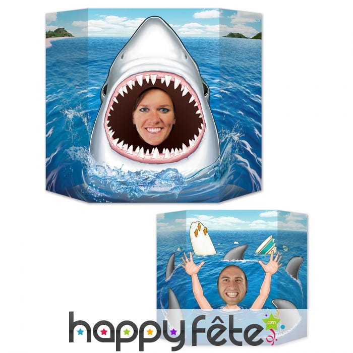 Passe tête sur le thème des requins