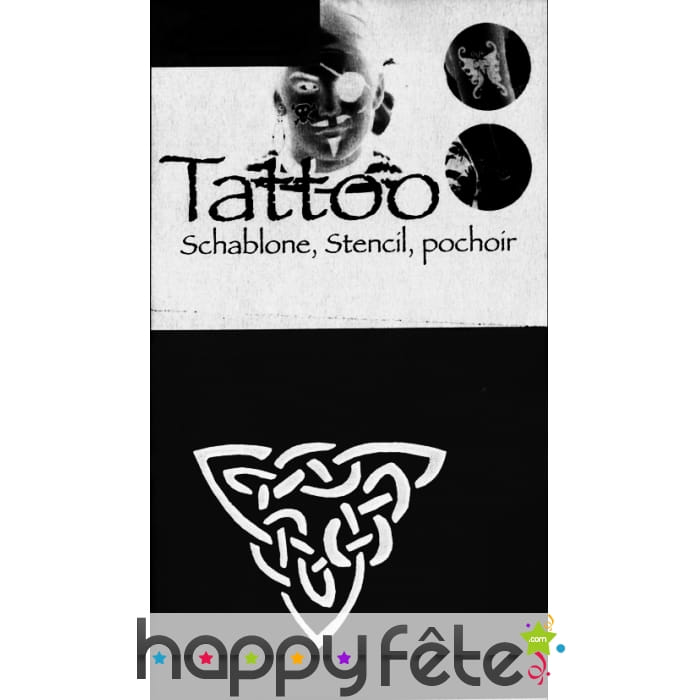 Pochoir tatoo tribal