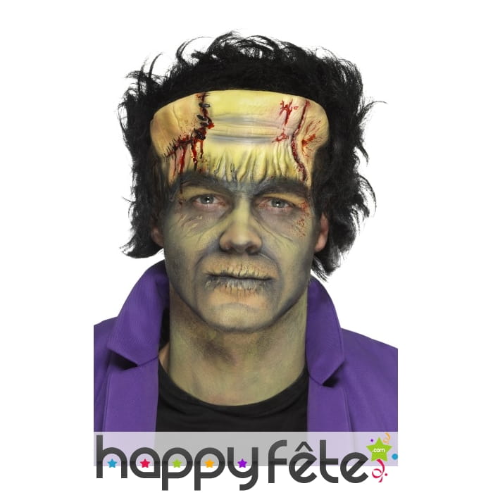 Prothèse visage de Frankenstein en mousse de latex
