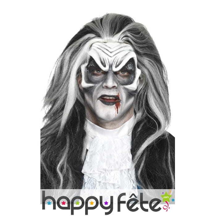 Prothèse visage de vampire en latex