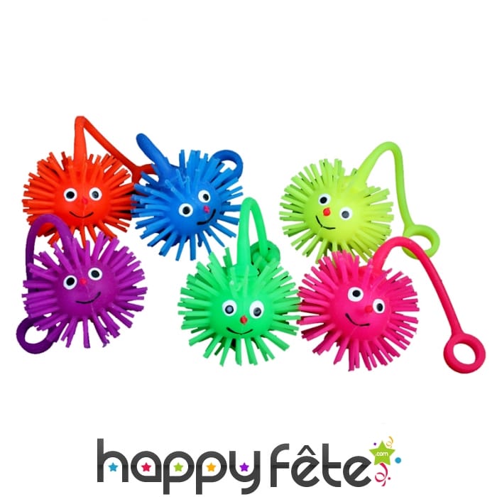 Puffer visage lumineux de 5cm, modèle yoyo