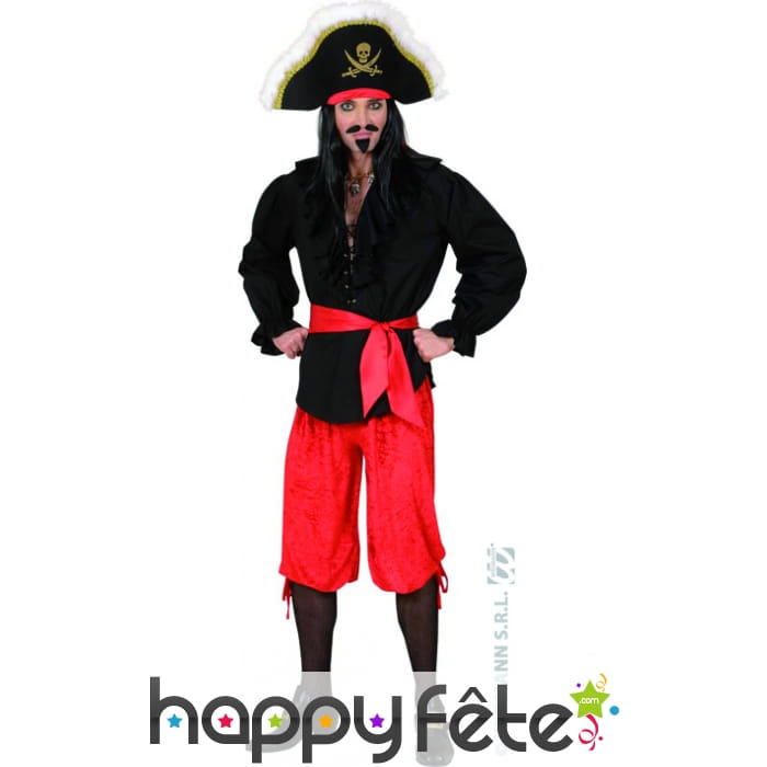 Pantalon velours rouge