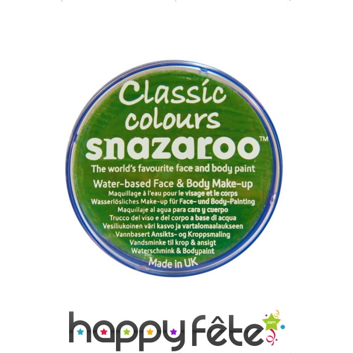 Peinture visage verte