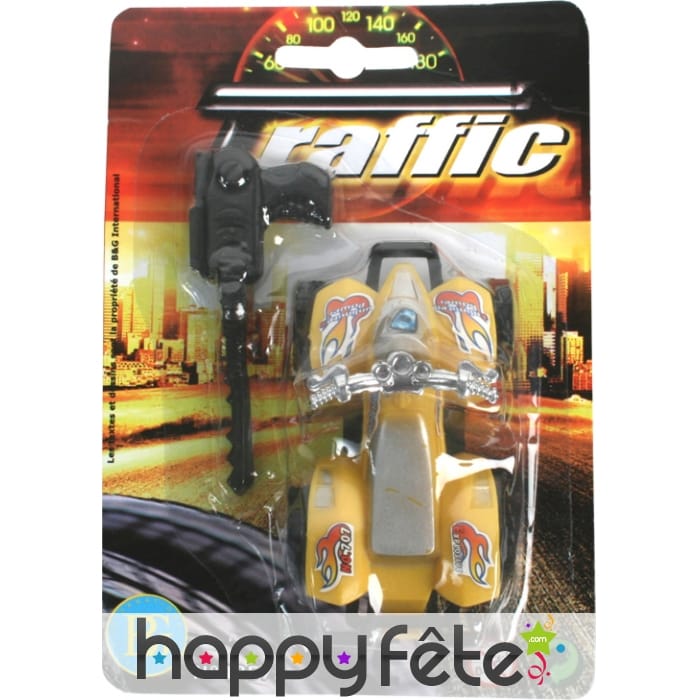 Quad 9 cm avec clé lanceur