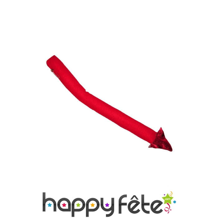 Queue de diable rouge fourchue