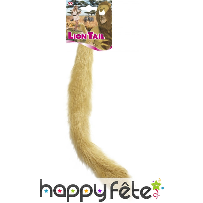 Queue de lion en peluche