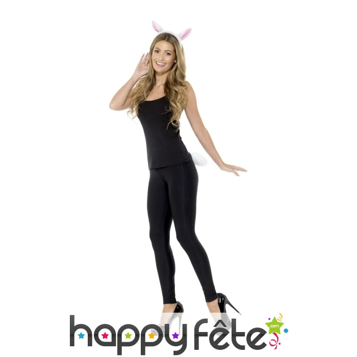 Queue et oreilles de mouton sur serre tête