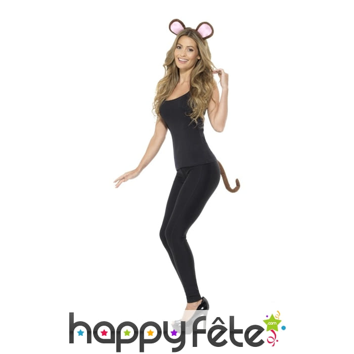 Queue et oreilles de singe sur serre tête