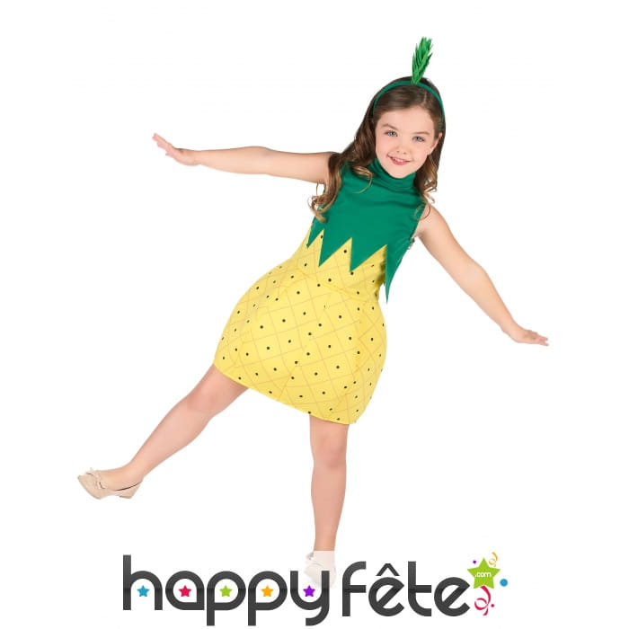 Robe ananas pour enfant