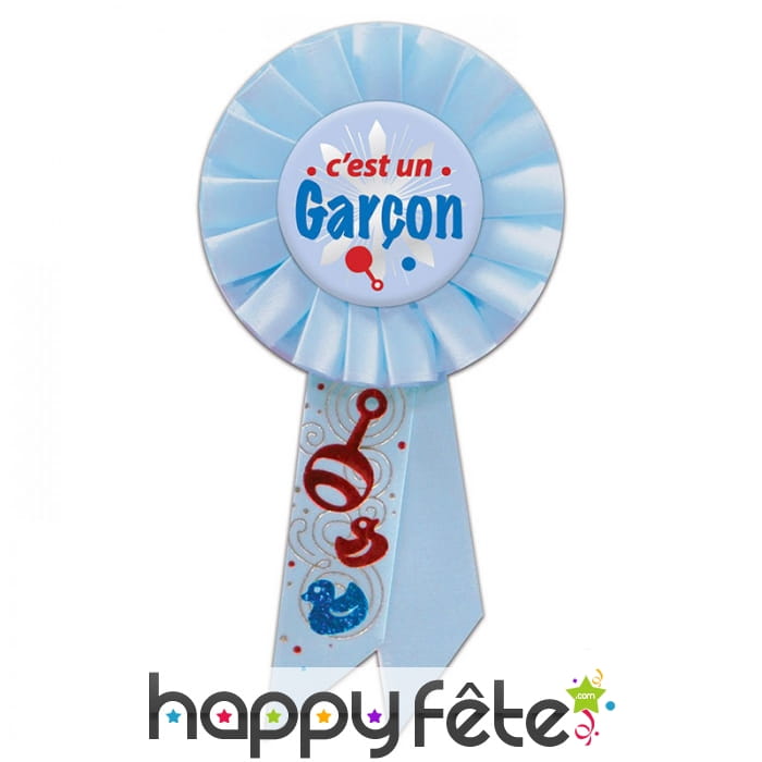 Rosette bleu c'est un garçon