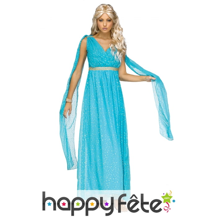 Robe bleue de déesse
