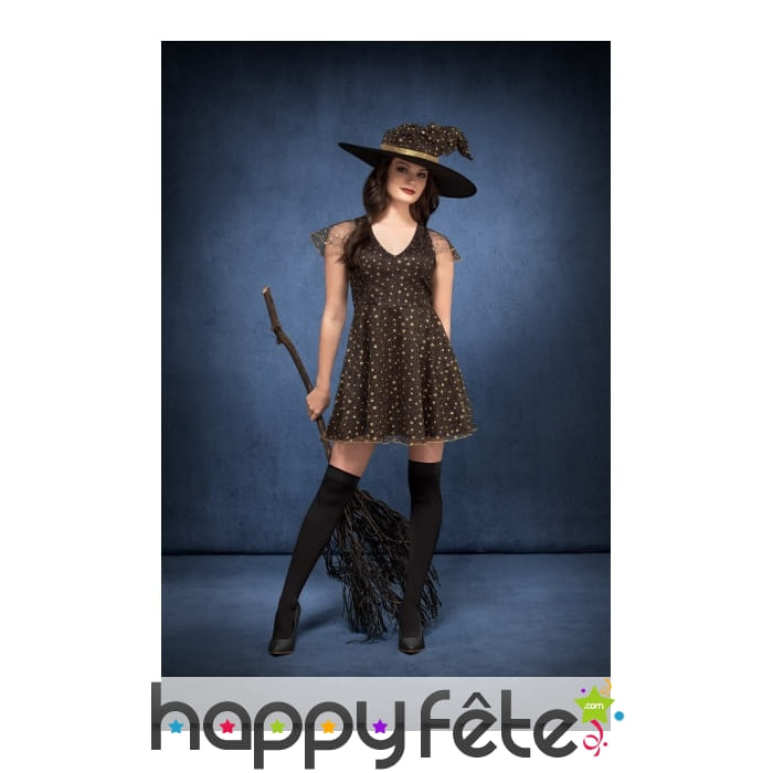 Robe courte sorcière de la lune sexy