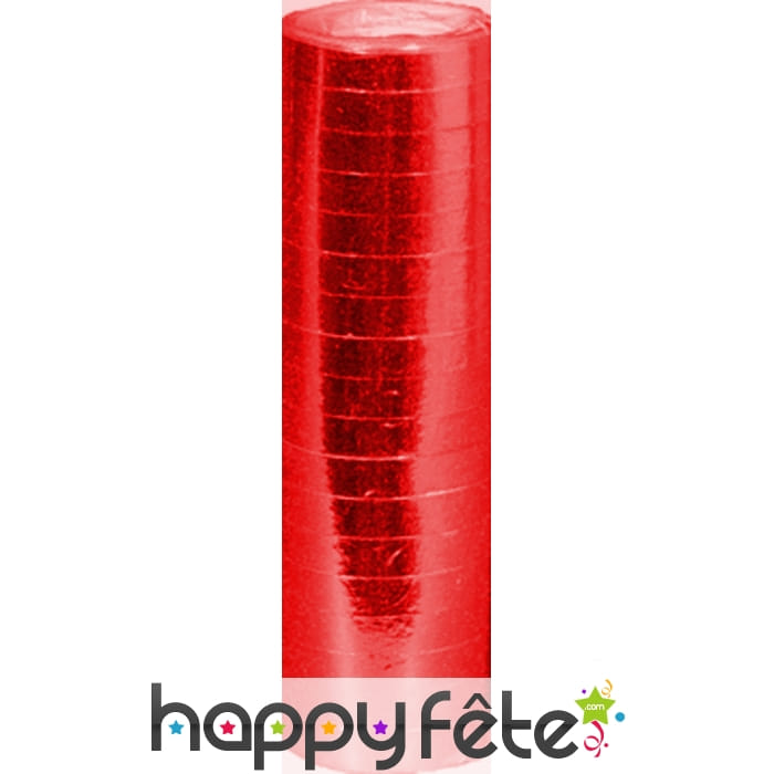 Rouleau de 18 serpentins en métal rouge