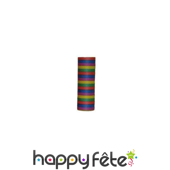 Rouleau de 18 serpentins multicolores, 6m