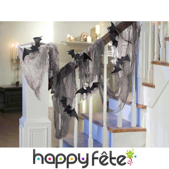 Rideau décoratif avec Chauve Souris 61 cm x 457 cm