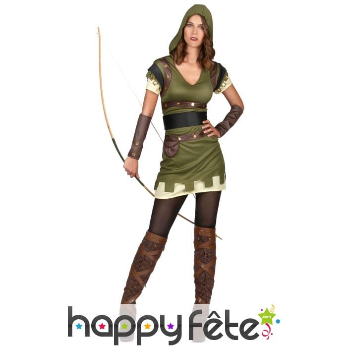 Robe d'archer des bois pour femme