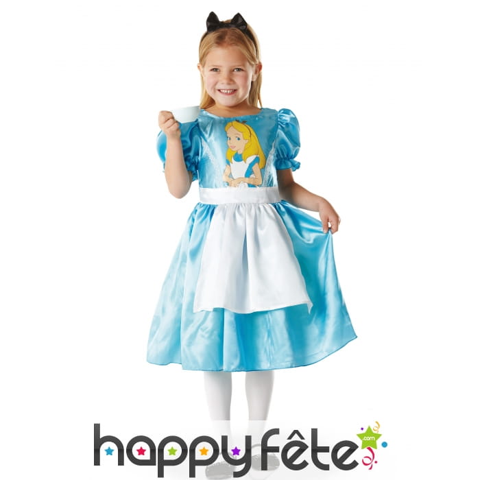 Robe de Alice au pays des merveilles pour fille