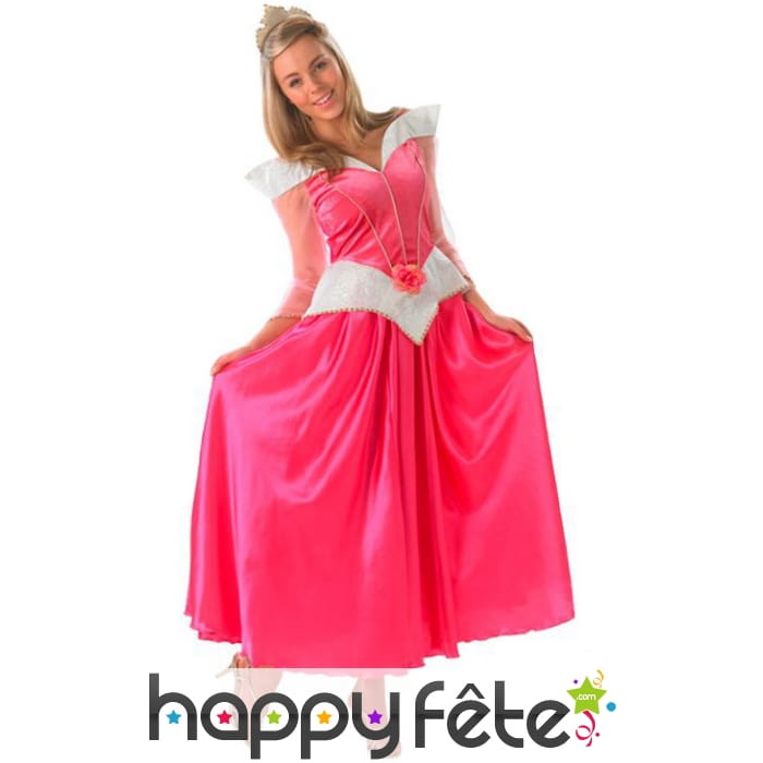 Robe de Aurore pour femme, avec couronne