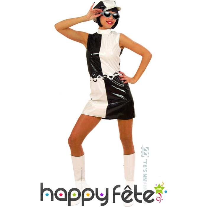Robe des années 60's chic vinyle