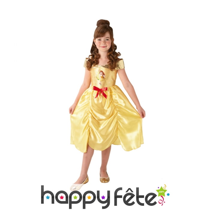 Robe de Belle avec imprimé pour petite fille