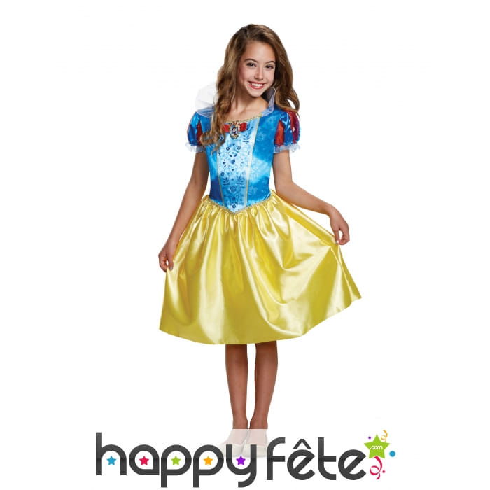 Robe de blanche neige pour fillette