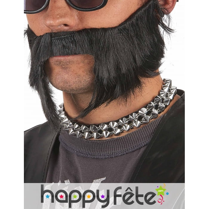 Ras de cou clouté double rangée