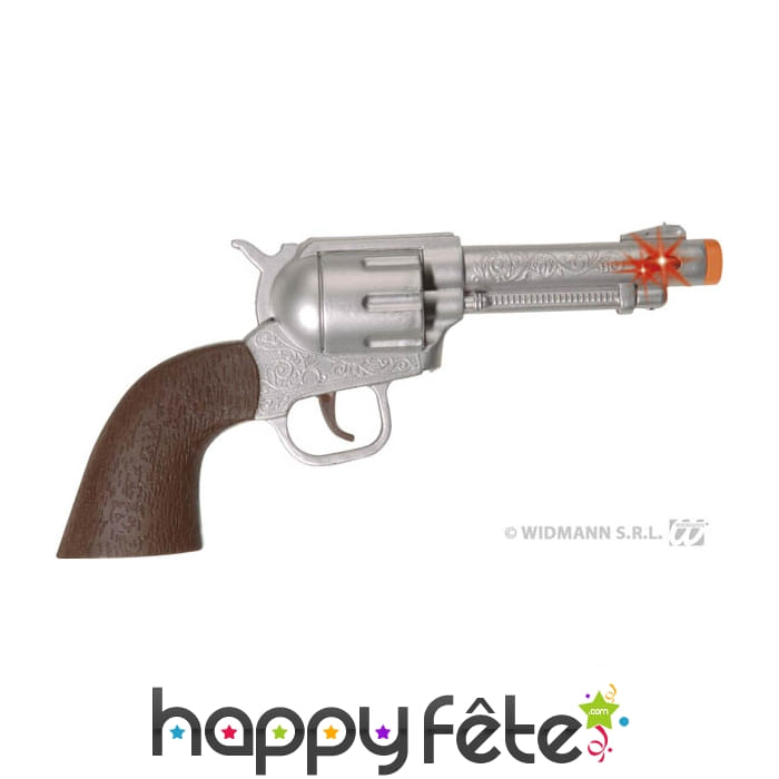 Revolver de cow-boy son et lumière
