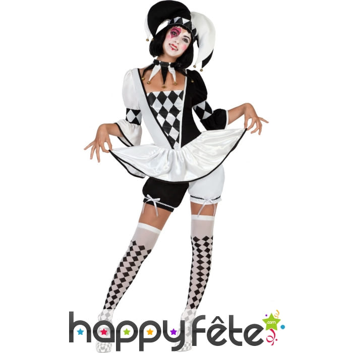 Robe de femme bouffon du roi