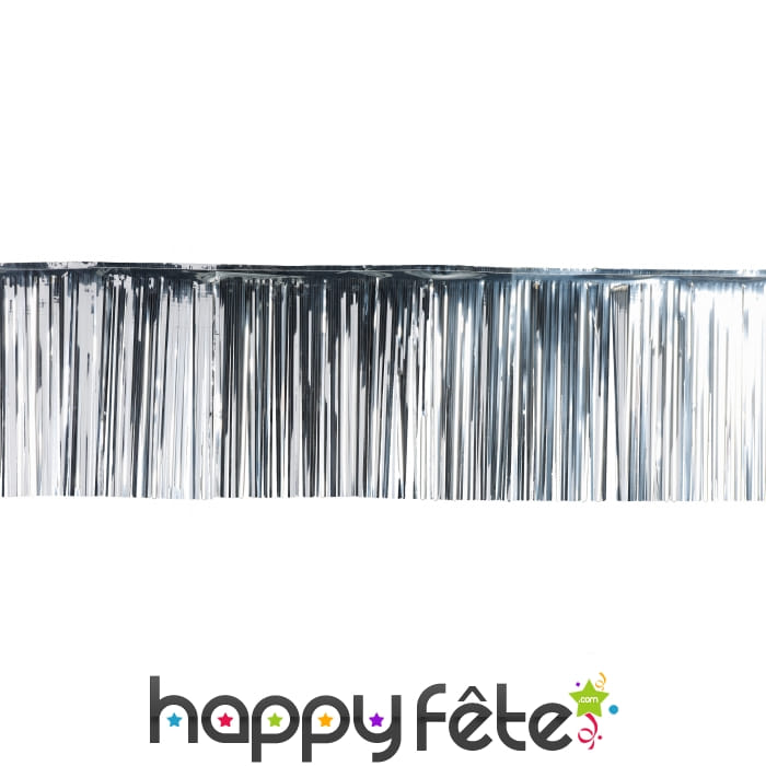 Rideau de lamelles argentées 0.5/5 m