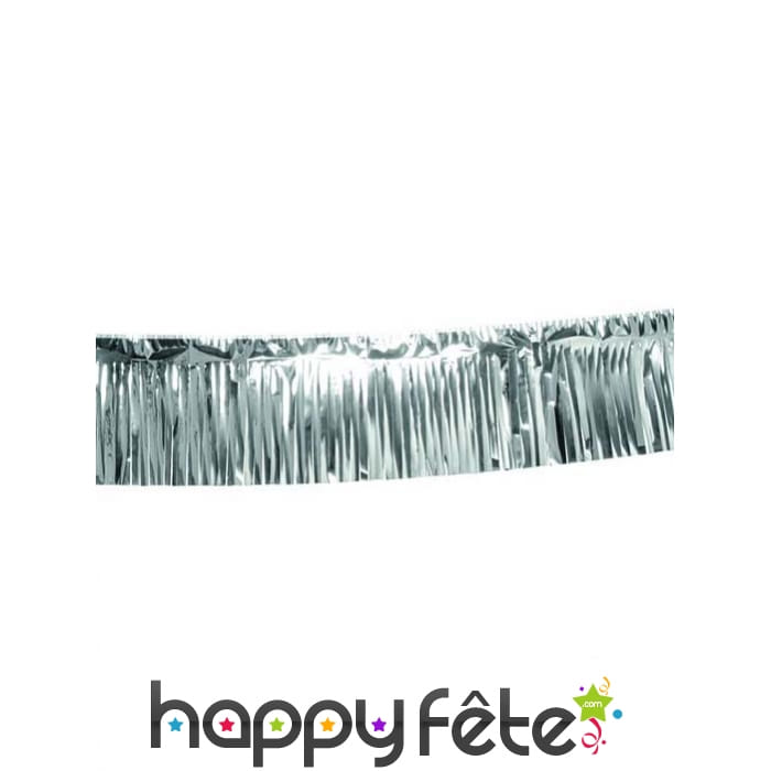 Rideau de lamelles argentées 30cm x 6m