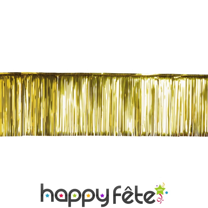 Rideau de lamelles dorées 0.5/5 m