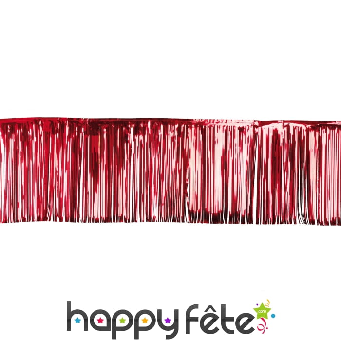 Rideau de lamelles rouges 0.5/5 m